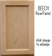 Beech Cabinet Panel - Raw