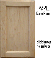 Maple Cabinet Panel - Raw